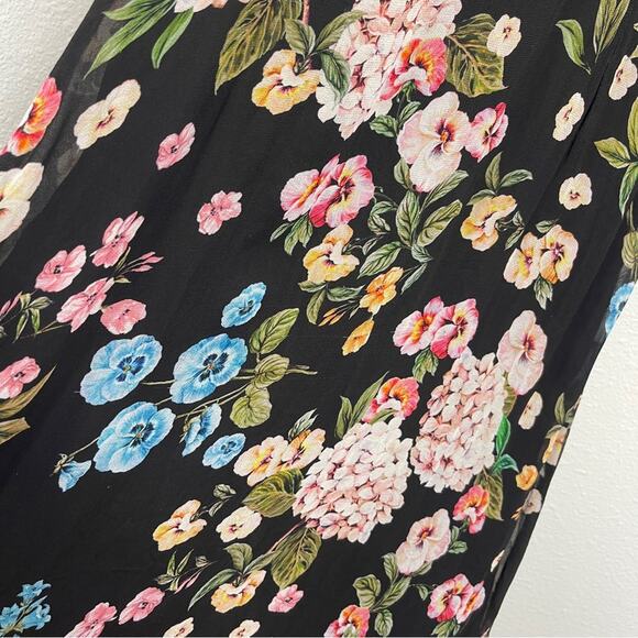 Maeve Puff-Sleeve Midi Dress Floral - Picture 5 of 12